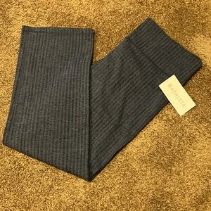 ATHLETA. ELATION TEXTURED STRAIGHT LEG PANTS. SIZE 2X. NAVY/BLUE. STRETCH. NWT